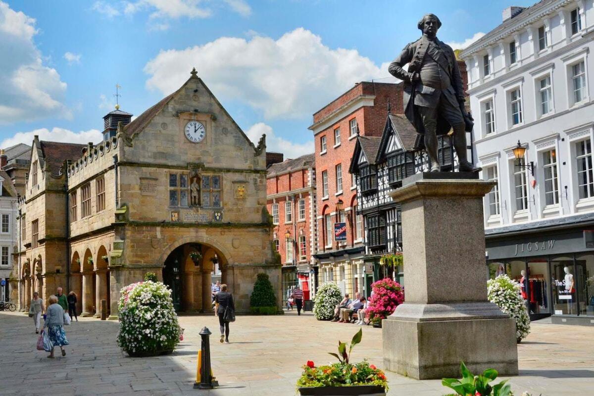 Willa Shrewsbury Georgian Town House - Hills Lane Zewnętrze zdjęcie